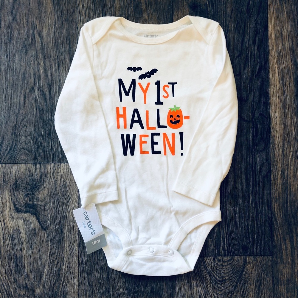 NWT CARTERS | My First Halloween Bodysuit Onesie